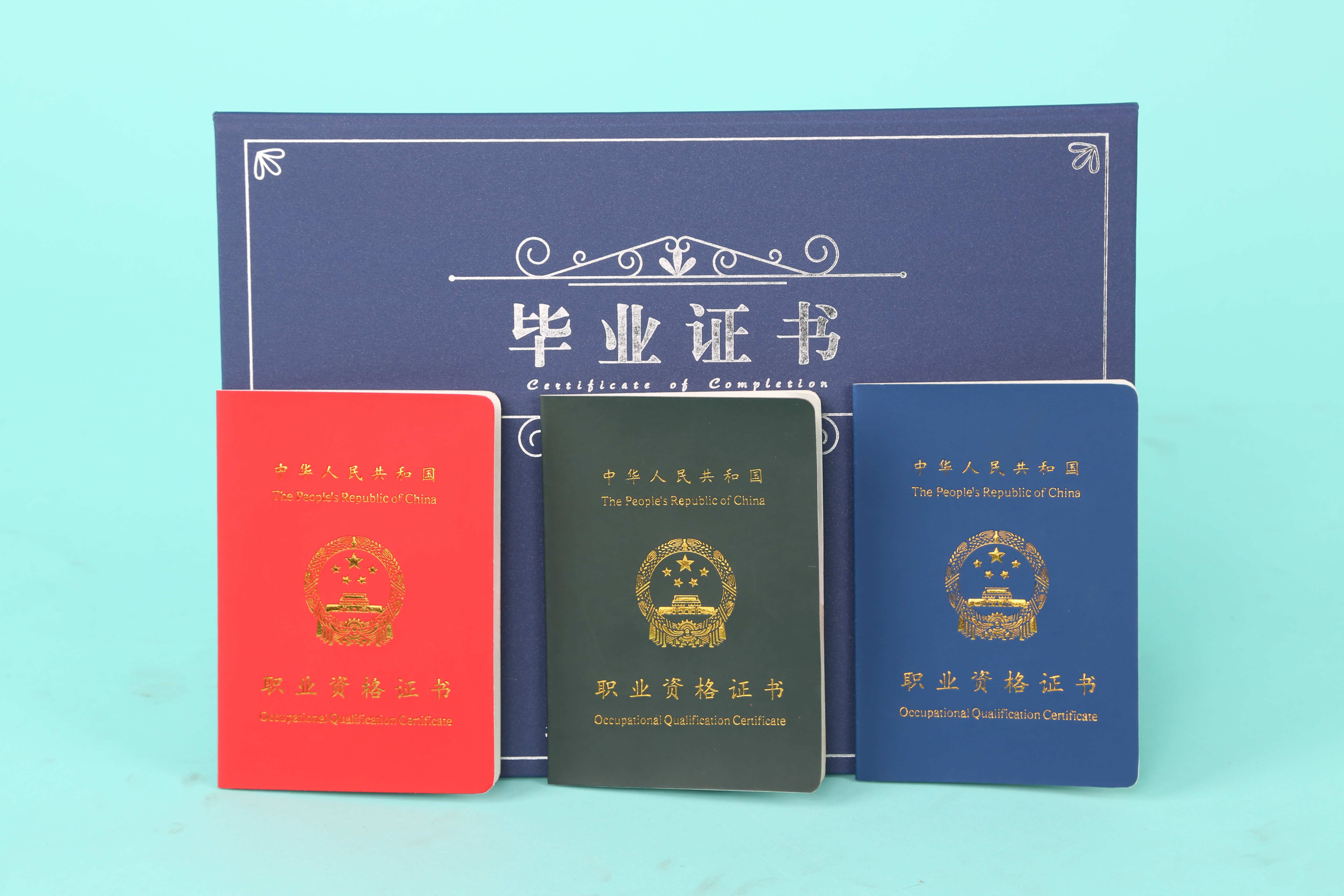 国家证书（初中高）和学校证书
